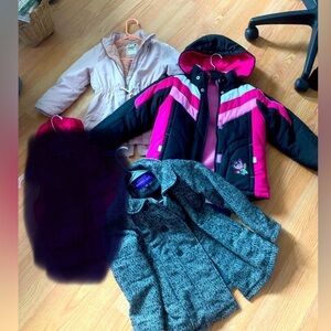 Bundle Girls Winter Jackets Size 5-6